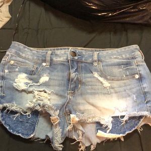American eagle jean shorts